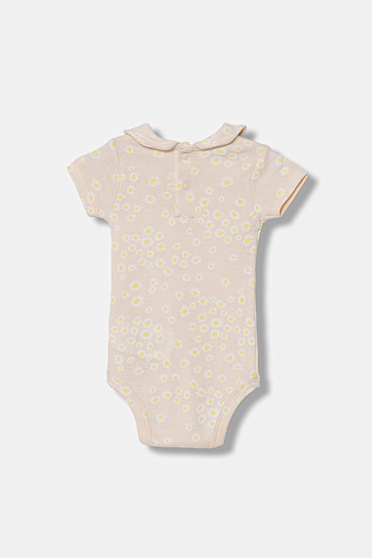 United Colors of Benetton body za dojenčke bombažen 30NDAB00Y.W.Stagionale bež SS26