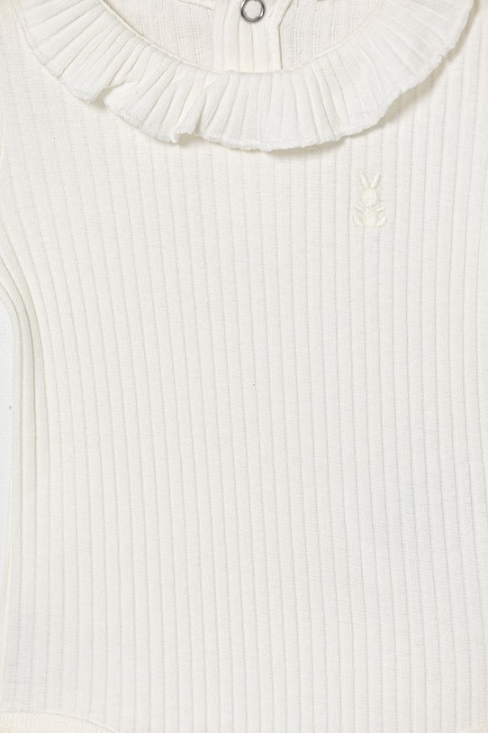 Dziewczynka United Colors of Benetton body dziecięce bawełniane z elastanem 3F1EAB00V.W.Stagionale biały