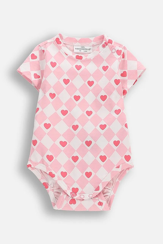 Coccodrillo Body za dojenčke bombažno roza WC6112205QGN