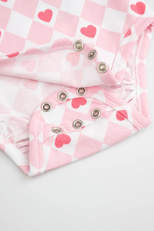 Coccodrillo Body za dojenčke bombažno roza WC6112205QGN