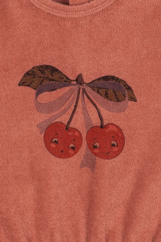 Konges Sløjd romper dětský bavlněný ITTY ROMPER GOTS růžová KS105423.PPY2