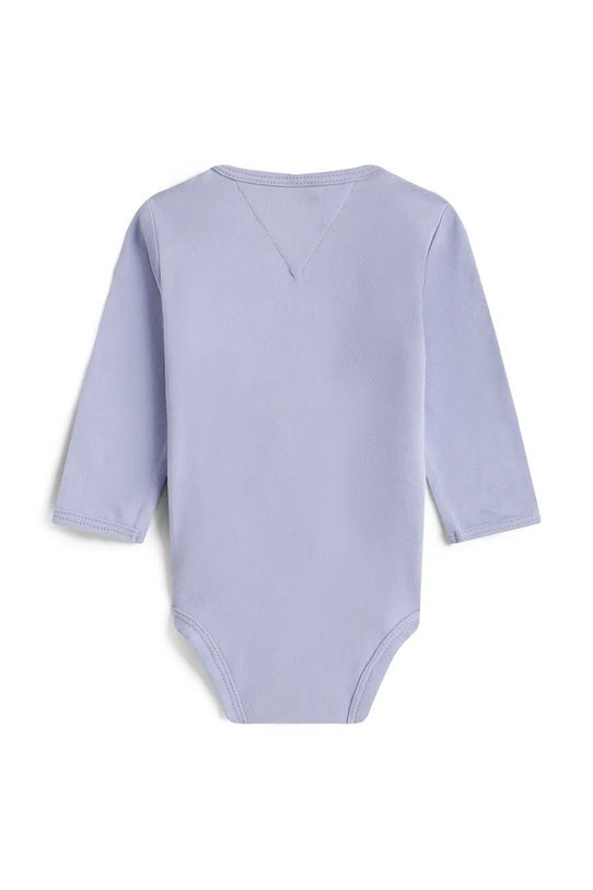 Tommy Hilfiger body bawełniane niemowlęce KN0KN02133.PPY2 fioletowy SS26