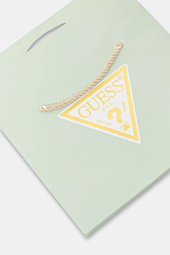 Guess śpioszki bawełniane niemowlęce beżowy H6RW00.KA6W4.PPY2