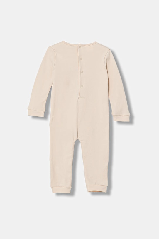 Guess pajacyk niemowlęcy bawełniany H6RW01.KA6W4.PPY2 beżowy SS26