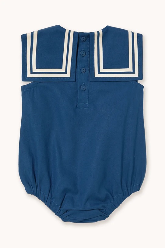 Tinycottons body niemowlęce STRIPES LINEN BODY SS26.223 granatowy SS26