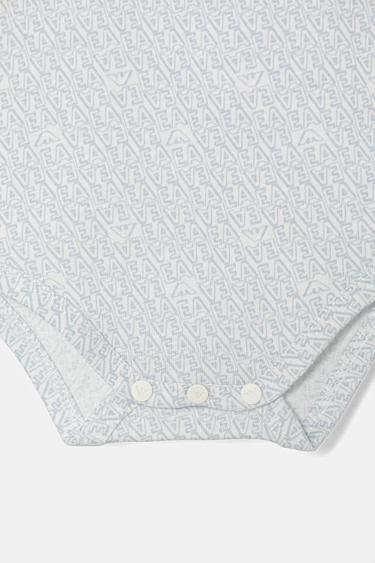 Emporio Armani body dziecięce bawełniane 2-pack EY000010.AF22049 niebieski