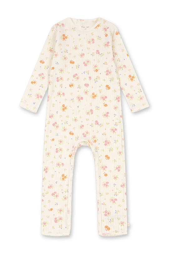 Konges Sløjd pajacyk niemowlęcy bawełniany MINNIE ONESIE GOTS KS105005.PPY2 beżowy SS26