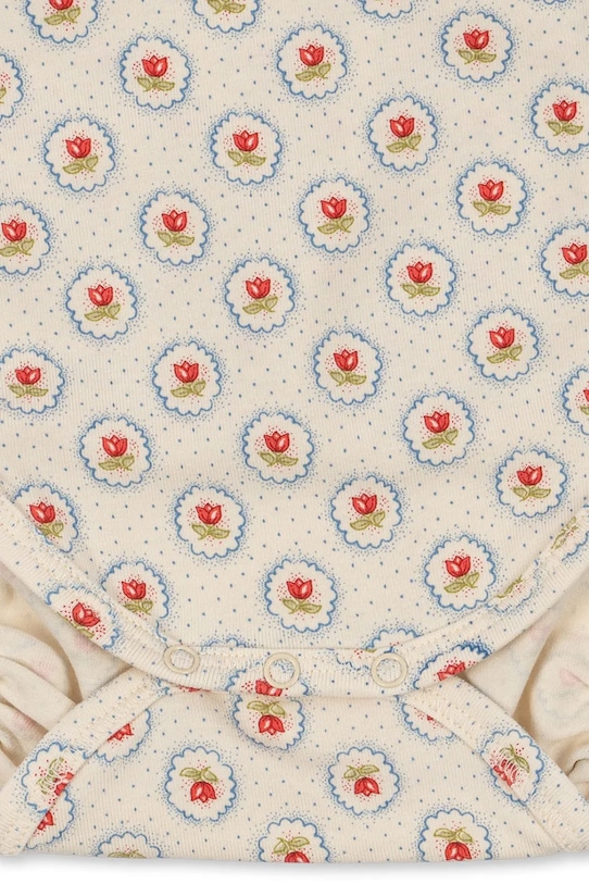 Bodi za bebe Konges Sløjd BASIC LS NEWBORN BODY GOTS KS104674.PPY2 bež