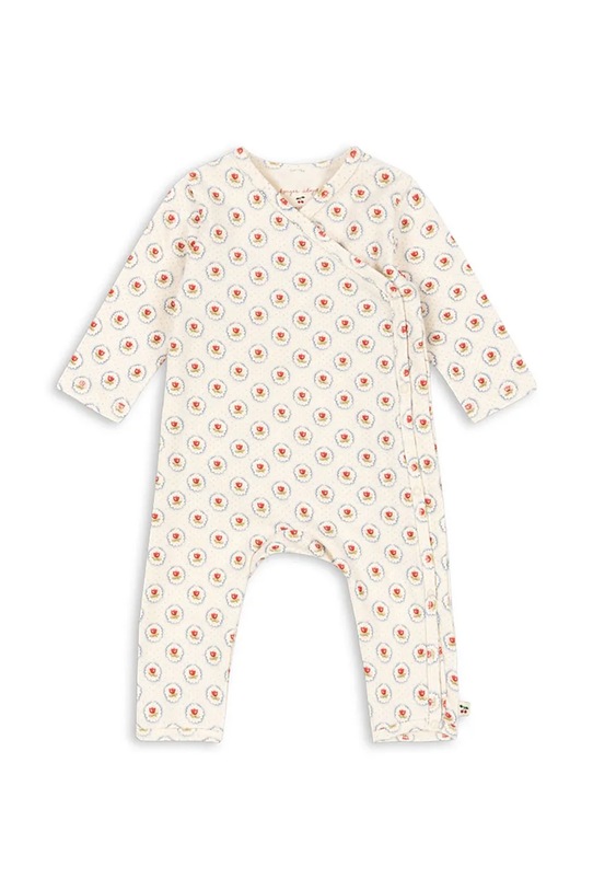 Overal pre bábätká Konges Sløjd BASIC NEWBORN ONESIE GOTS KS104675.PPY2 béžová SS26