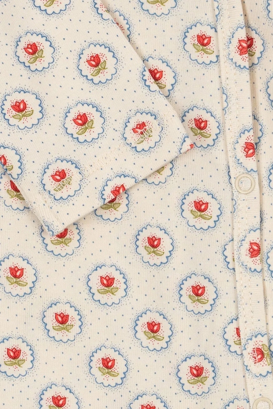 Overal pre bábätká Konges Sløjd BASIC NEWBORN ONESIE GOTS KS104675.PPY2 béžová