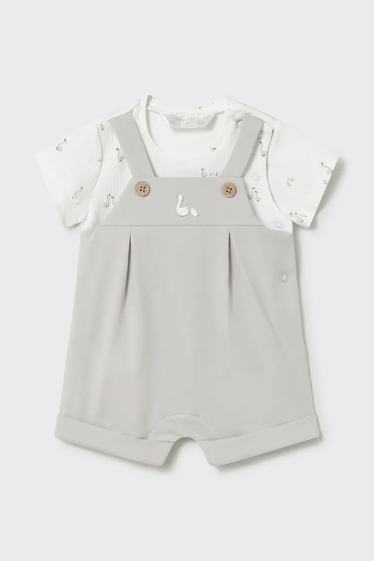 Mayoral Newborn rampers niemowlęcy szary 1629.1A.Newborn.PPY2