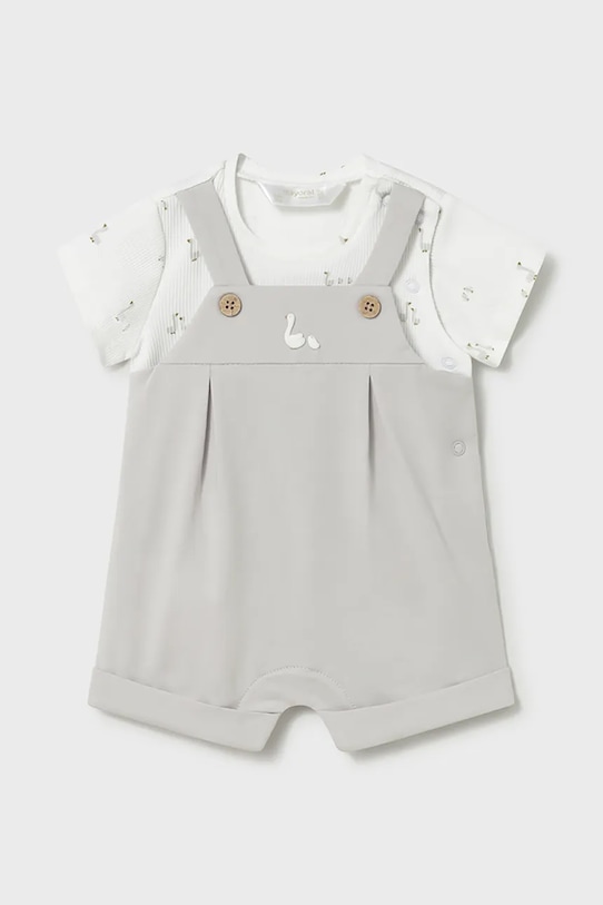 Mayoral Newborn rampers niemowlęcy szary 1629.1A.Newborn.PPY2