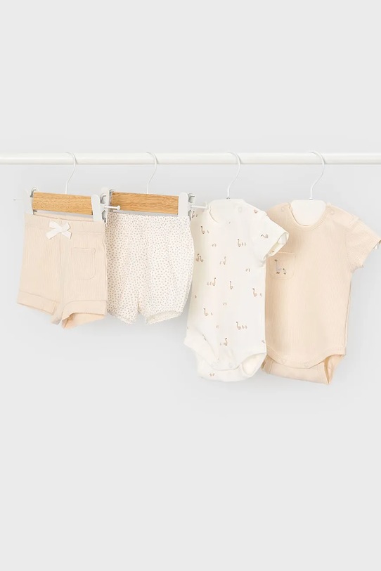 Mayoral Newborn body bebe 2-pack 2-pack bej 1630.1A.Newborn.PPY2