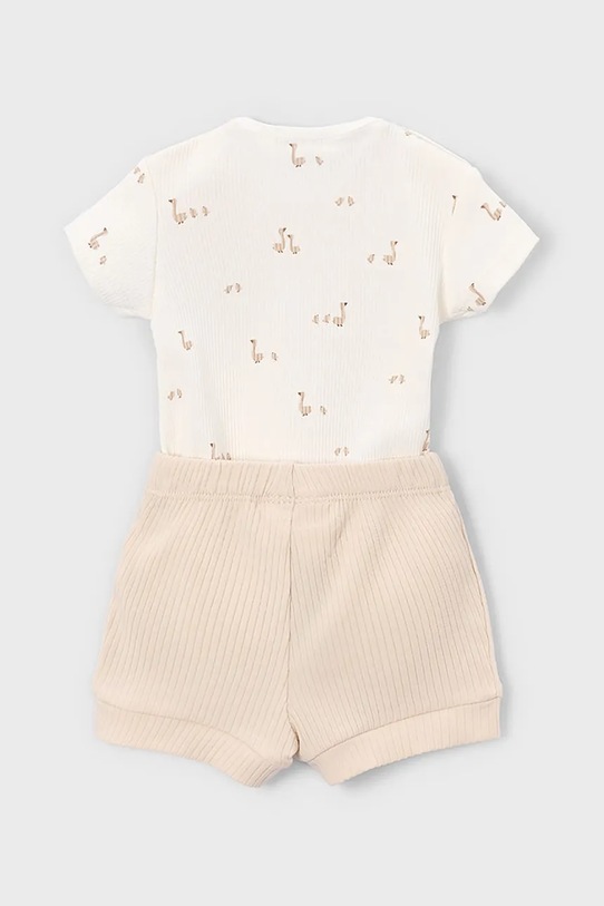 Băieți Mayoral Newborn body bebe 2-pack 1630.1A.Newborn.PPY2 bej