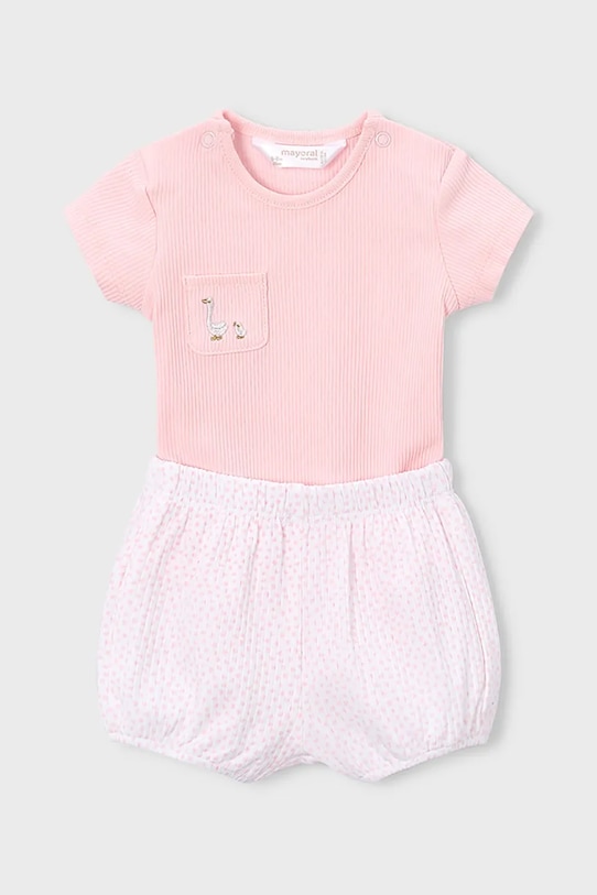 Боді для немовлят Mayoral Newborn 2-pack 1630.1A.Newborn.PPY2 рожевий SS26