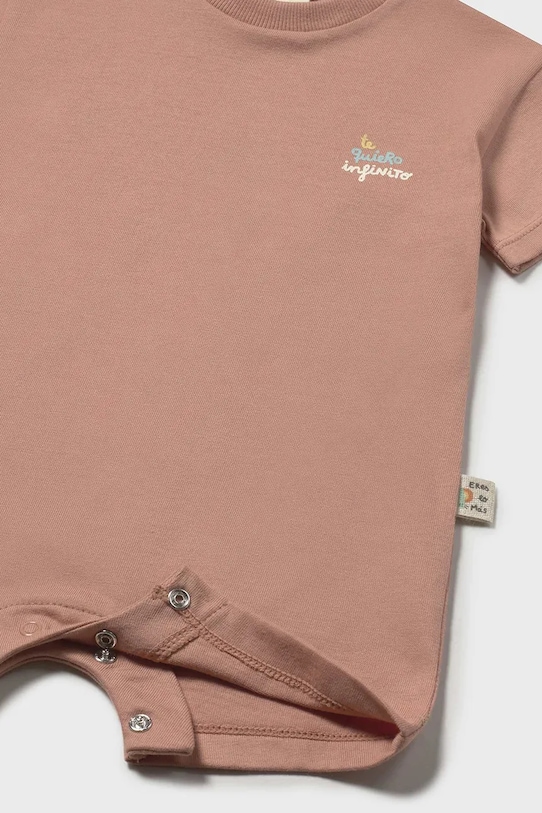 Chłopiec Mayoral Newborn rampers bawełniany niemowlęcy 1646.2A.Newborn.PPY2 różowy