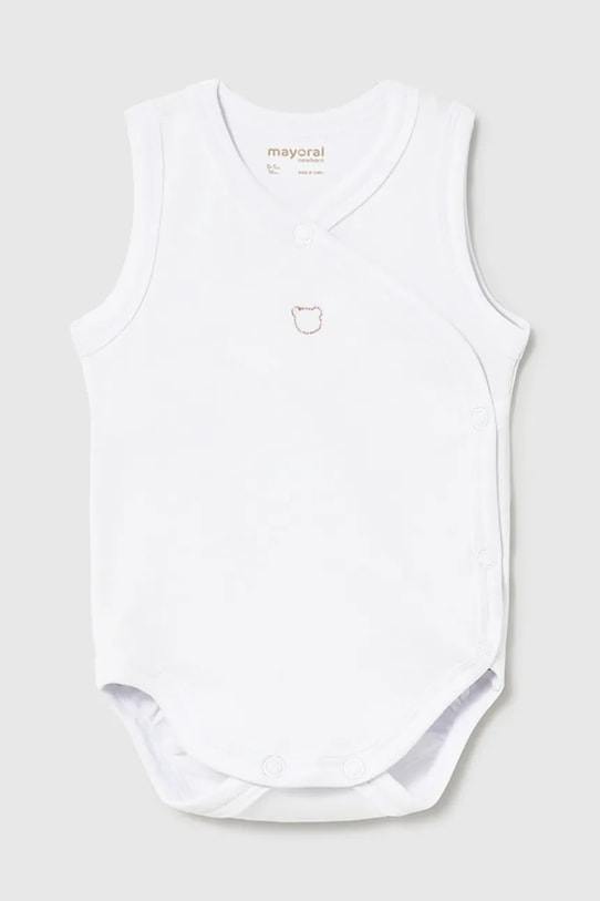 Mayoral Newborn body bawełniane niemowlęce biały 1712.1B.Newborn.PPY2