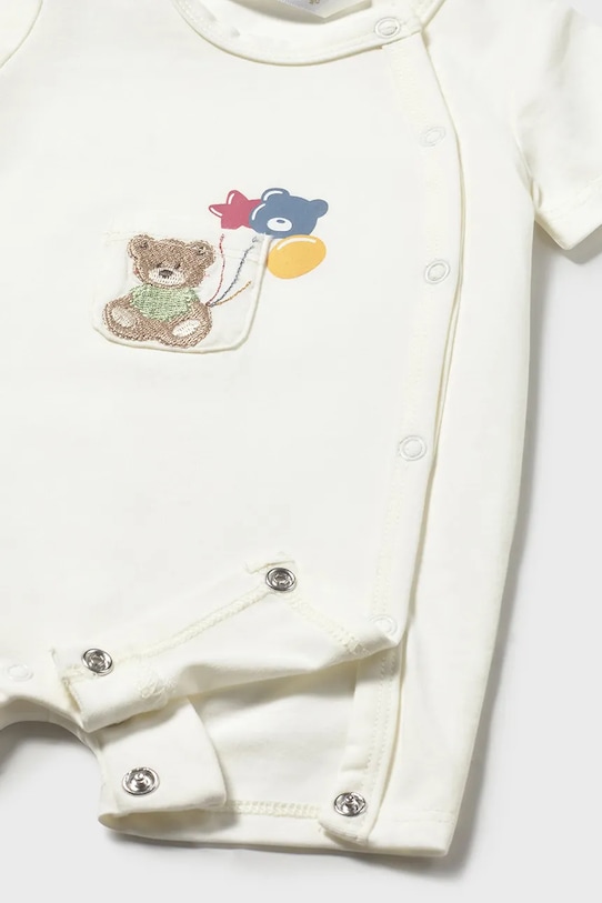 Mayoral Newborn rampers niemowlęcy 2-pack biały 1719.1E.Newborn.PPY2