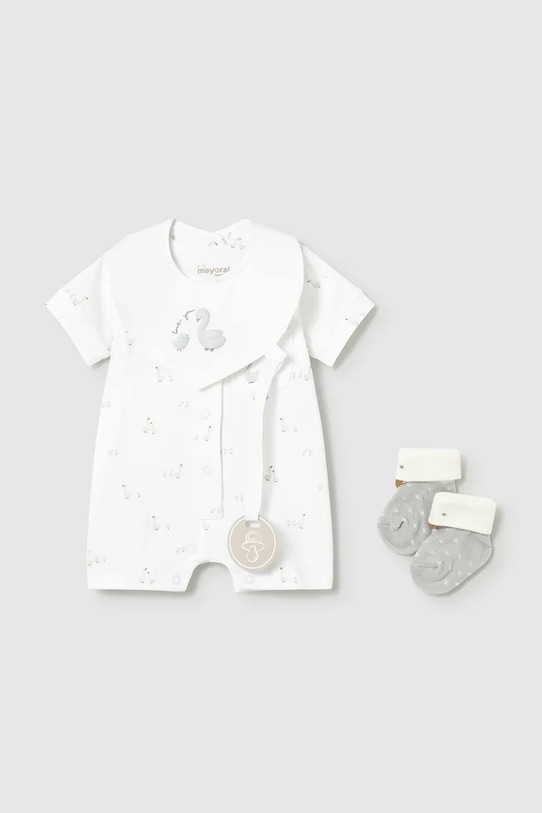 Mayoral Newborn rampers niemowlęcy biały 1727.1A.Newborn.PPY2
