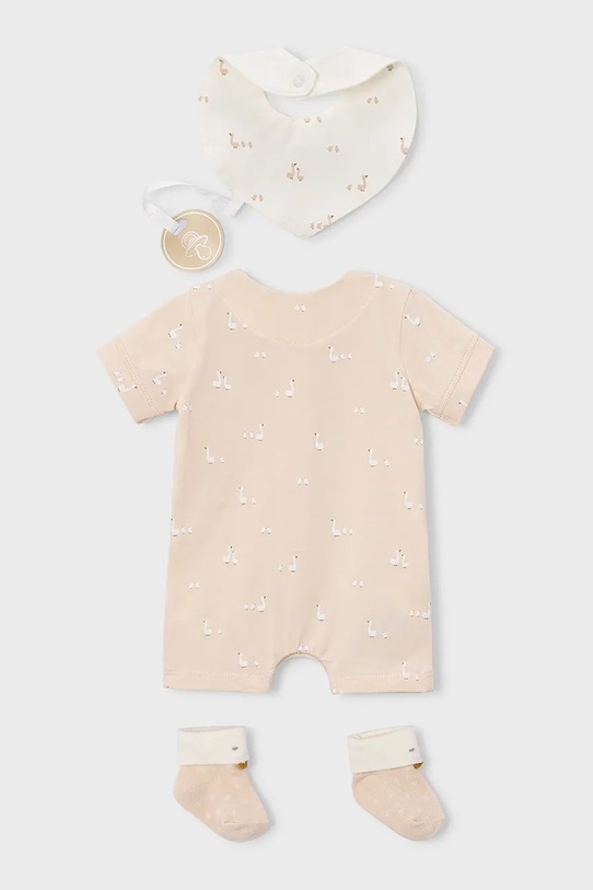 Otroški pajac Mayoral Newborn 1727.1A.Newborn.PPY2 bež SS26