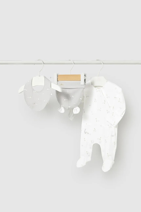 Φόρμες μωρού Mayoral Newborn λευκό 1728.1A.Newborn.PPY2