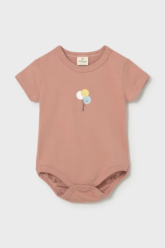 Pamučni bodi za bebe Mayoral Newborn 2-pack 1739.2A.Newborn.PPY2 roza SS26