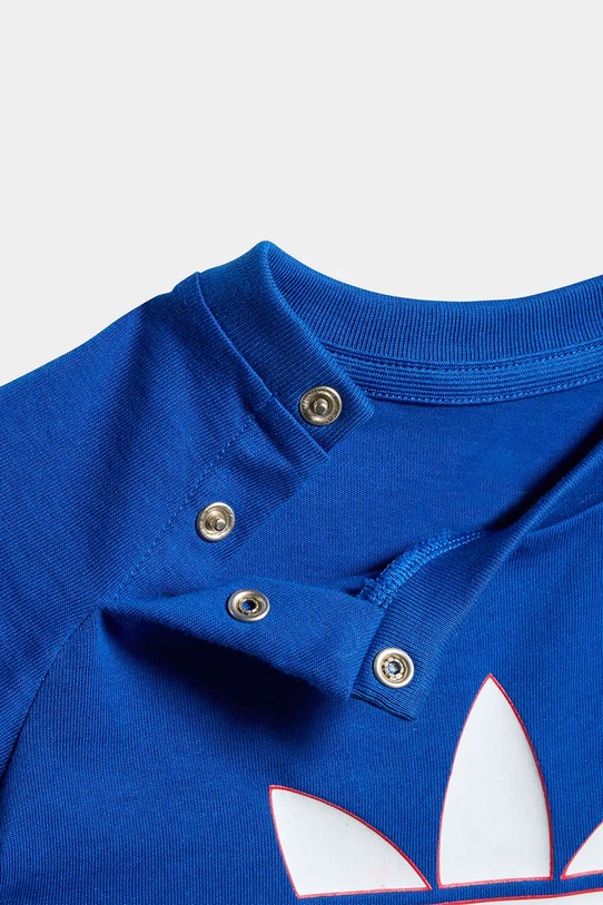 adidas Originals kojenecký bavlněný romper námořnická modř KD1047