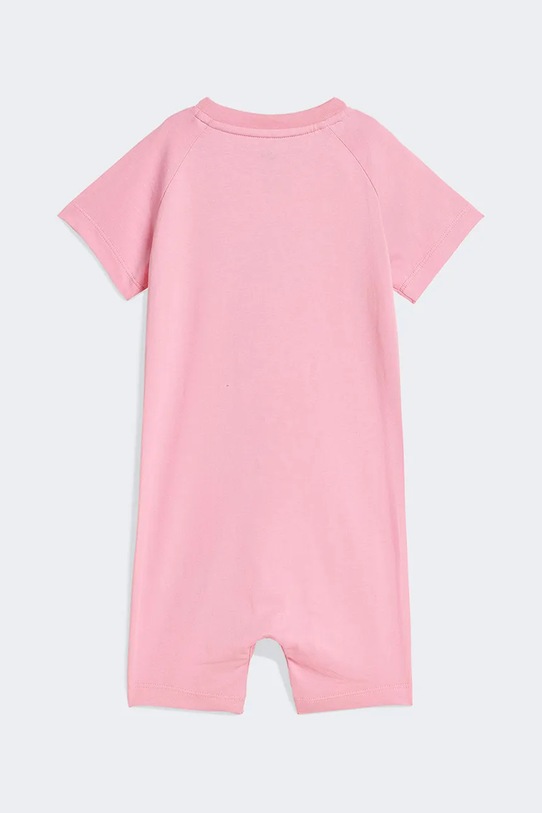 Αγορίστικα adidas Originals φορμάκι με κοντά μανίκια βρεφικό βαμβακερό KD1048 ροζ