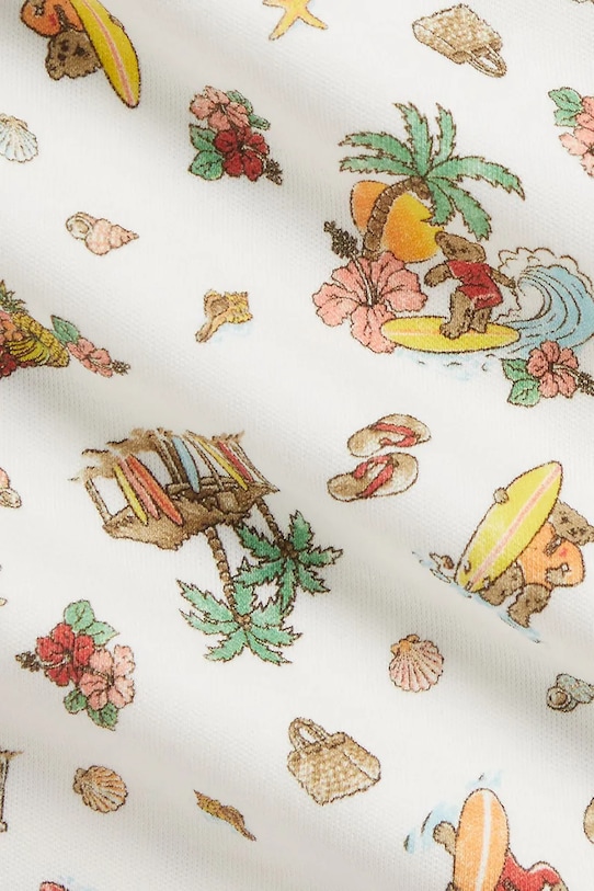 Chłopiec Polo Ralph Lauren body niemowlęce bawełniane 2-pack 320B14126001 biały