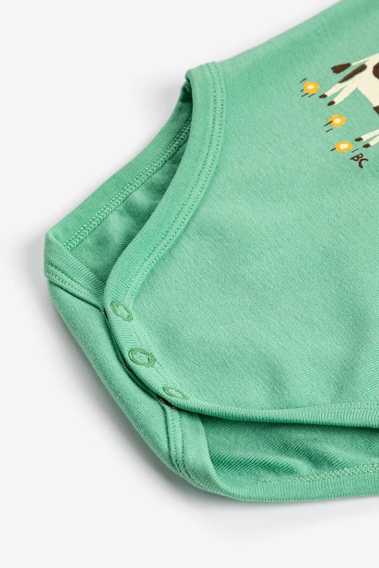 Chłopiec Bobo Choses body niemowlęce Farm Adventure 126AB004 turkusowy