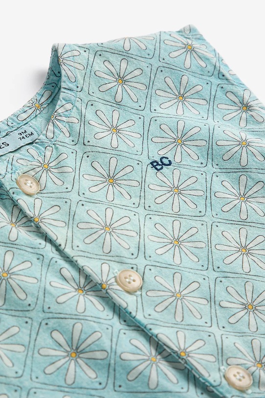 Chłopiec Bobo Choses rampers bawełniany niemowlęcy Daisy Mosaic 126AB080 niebieski