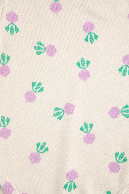 Chłopiec Bobo Choses body niemowlęce Pixel Sugar Beet 126AB138 beżowy