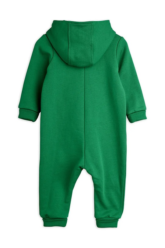 Mini Rodini pajacyk niemowlęcy bawełniany Travel agency 26240111 zielony SS26