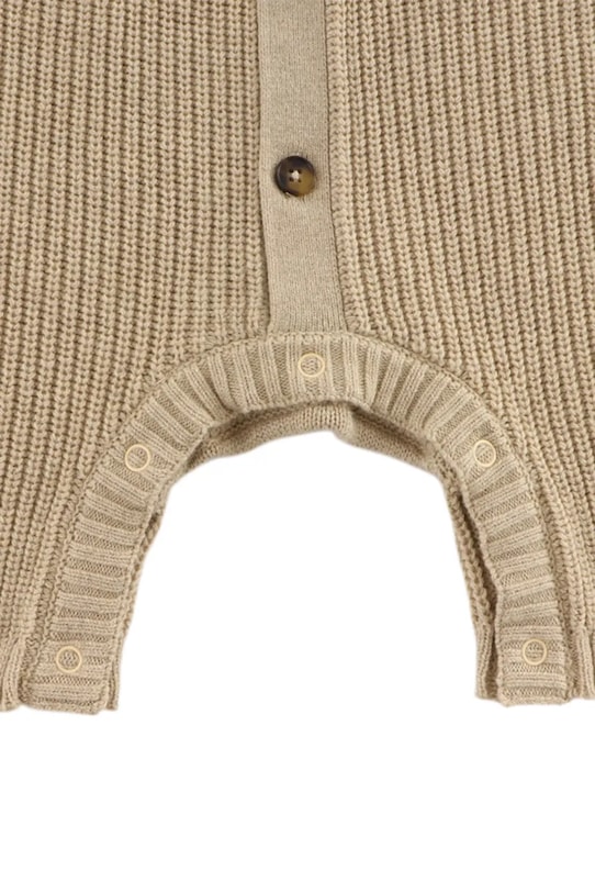 Kombinezon s dodatkom vune za bebe Donsje Dantje Jumpsuit Bear 3047301 bež