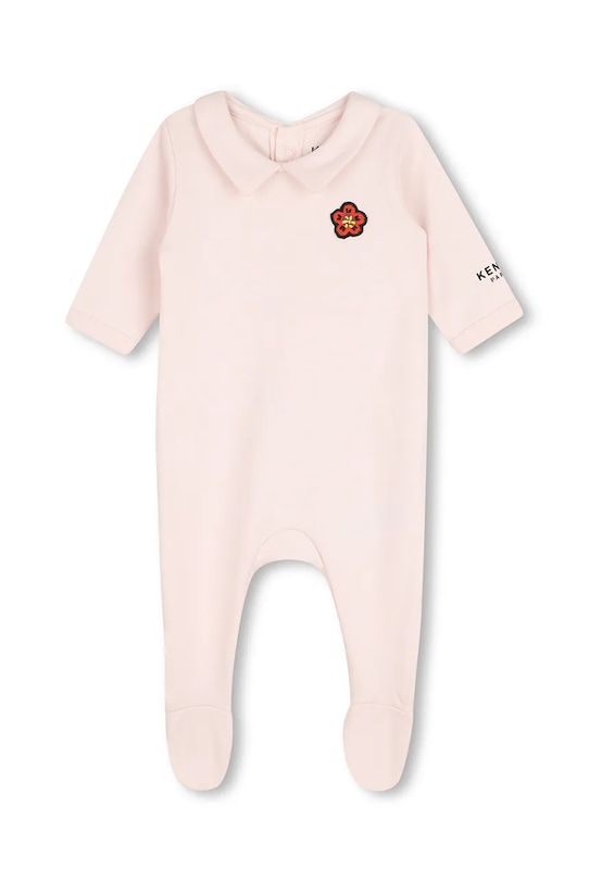 Pamučni kombinezoni za bebe Kenzo Kids 2-pack bež K61614