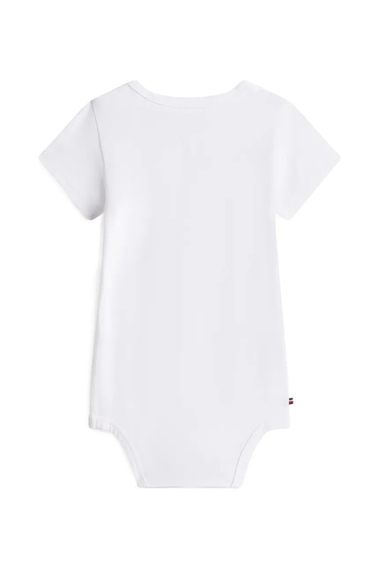 Tommy Hilfiger body niemowlęce z bawełną KN0KN02369.PPY2 biały SS26