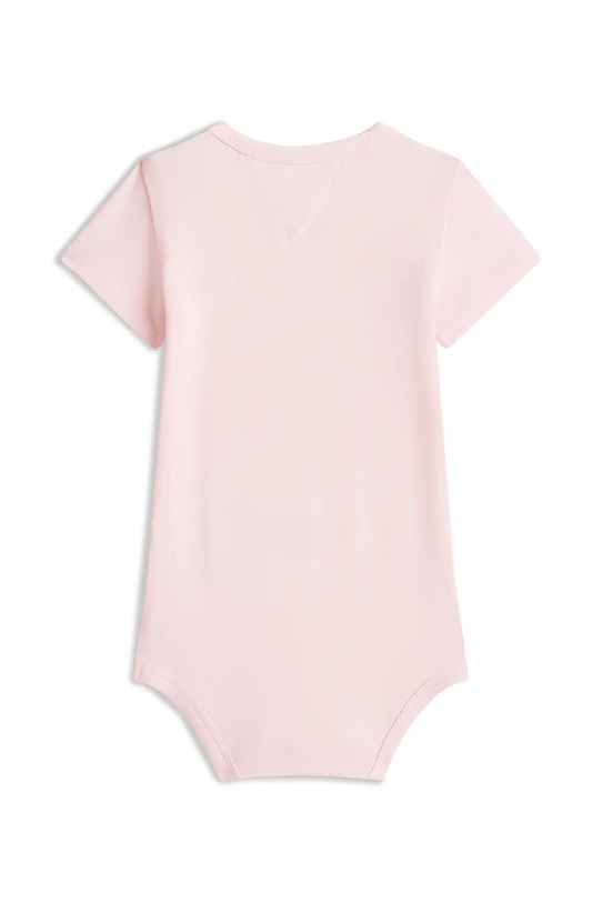Tommy Hilfiger body niemowlęce z bawełną KN0KN02369.PPY2 różowy SS26