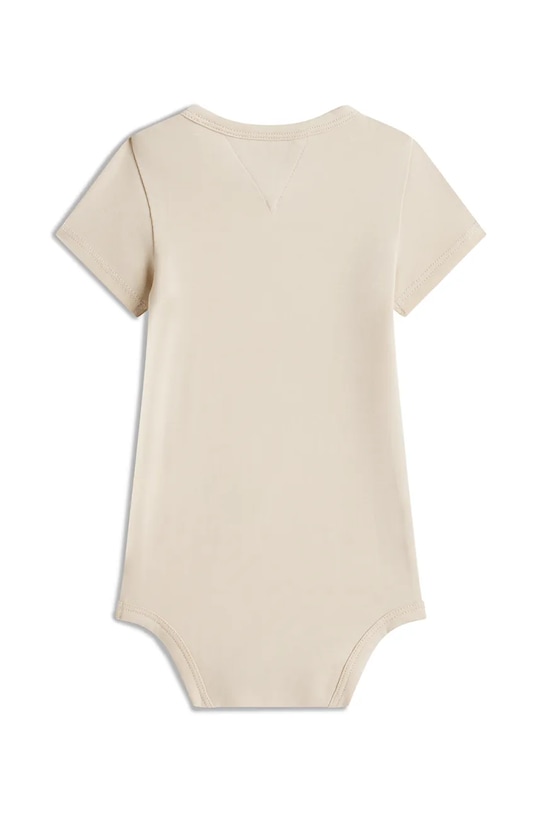 Tommy Hilfiger body niemowlęce z bawełną KN0KN02369.PPY2 beżowy SS26