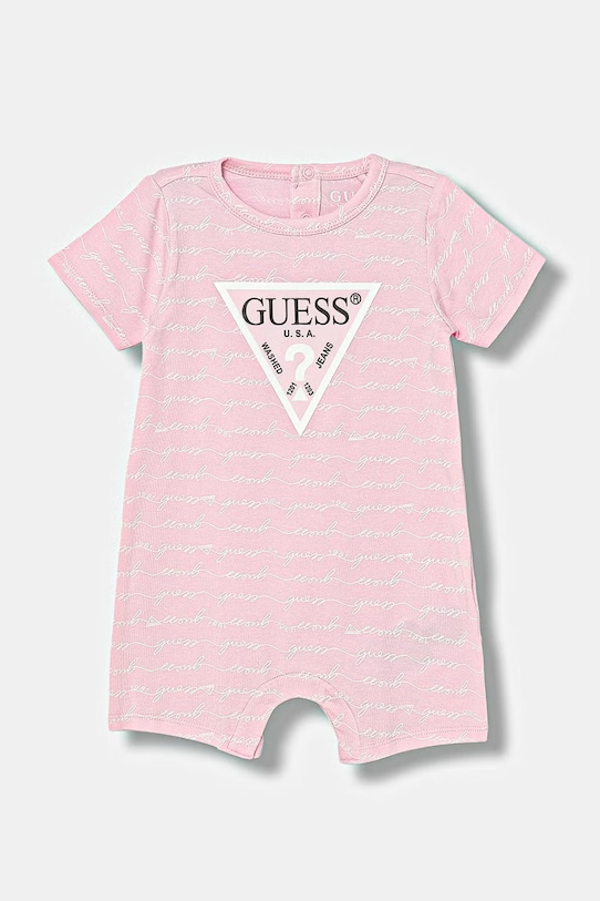 Guess rampers niemowlęcy Produkt niemowlęcy różowy H6GW00.K6YW1.PPY2.M