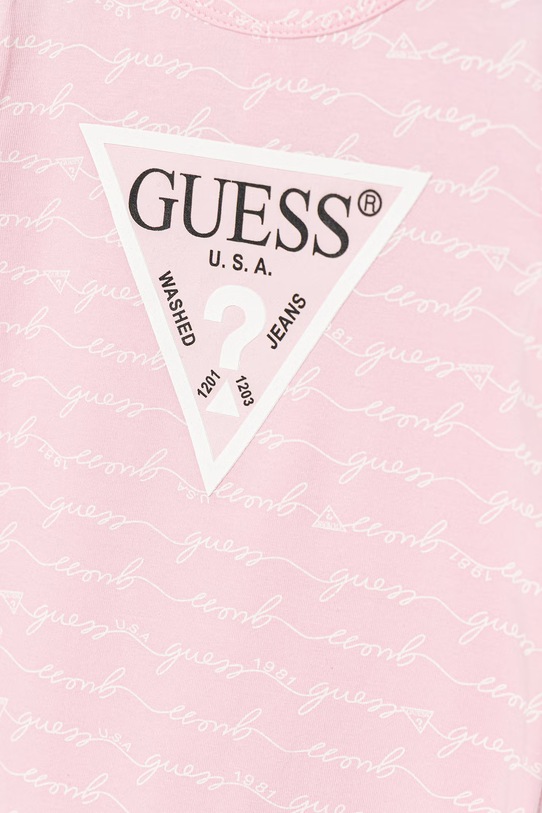 Chłopiec Guess rampers niemowlęcy H6GW00.K6YW1.PPY2.M różowy
