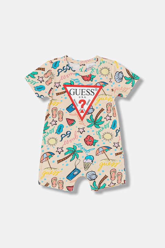 Guess rampers niemowlęcy Produkt niemowlęcy beżowy H6GW00.K6YW1.PPY2.M