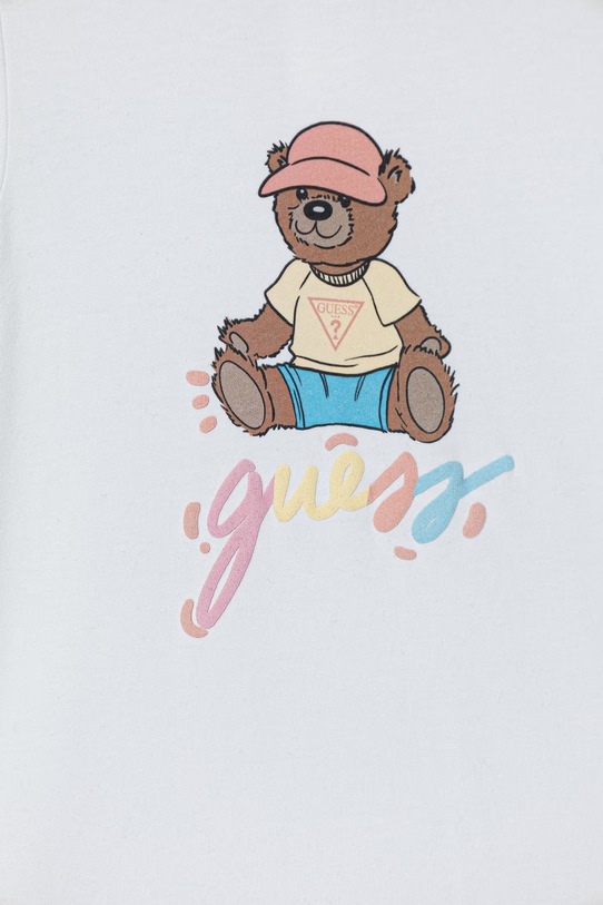 Chłopiec Guess body niemowlęce bawełniane H6GW06.K6YW1.PPY2.M biały