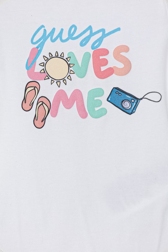 Guess komplet niemowlęcy bawełniany z elastanem H6GW09.K6YW1.PPY2.M