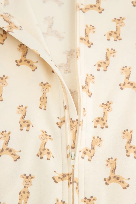 Βρεφική βαμβακερή ρόμπα Coccodrillo μπεζ WC6404205PJS