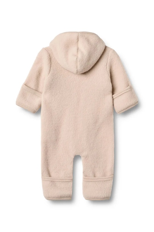 Wheat pajacyk wełniany niemowlęcy 9373k.786 różowy SS26