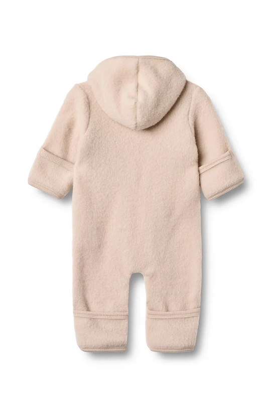 Wheat pajacyk wełniany niemowlęcy 9373k.786 różowy SS26