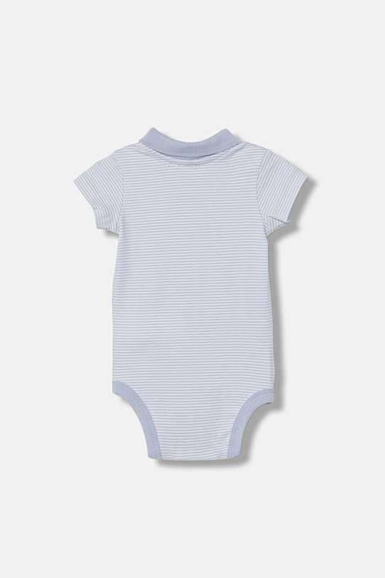 United Colors of Benetton body niemowlęce bawełniane z elastanem 32TDAB00W.W.Stagionale niebieski SS26