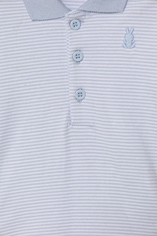 Chłopiec United Colors of Benetton body niemowlęce bawełniane z elastanem 32TDAB00W.W.Stagionale niebieski