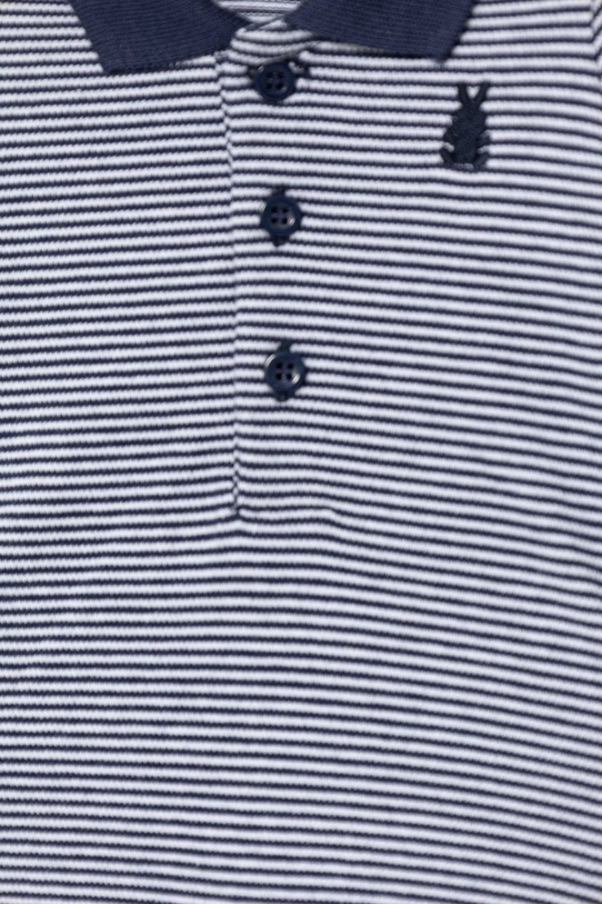 Chłopiec United Colors of Benetton body niemowlęce bawełniane z elastanem 32TDAB00W.W.Stagionale granatowy