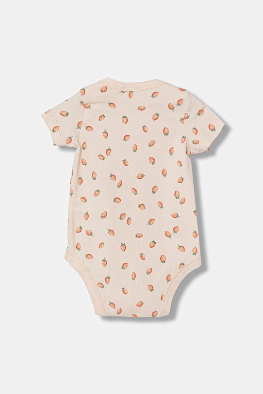 Chłopiec United Colors of Benetton body niemowlęce bawełniane z elastanem 2-pack 3WGGAB010.W.Stagionale biały